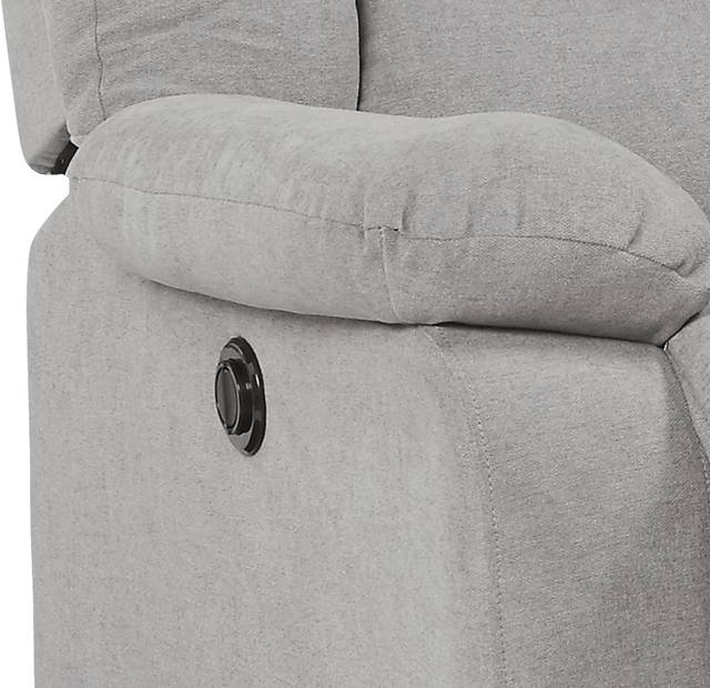 Jensen Beach Gray Power Recliner - Thumbnail - Image 3