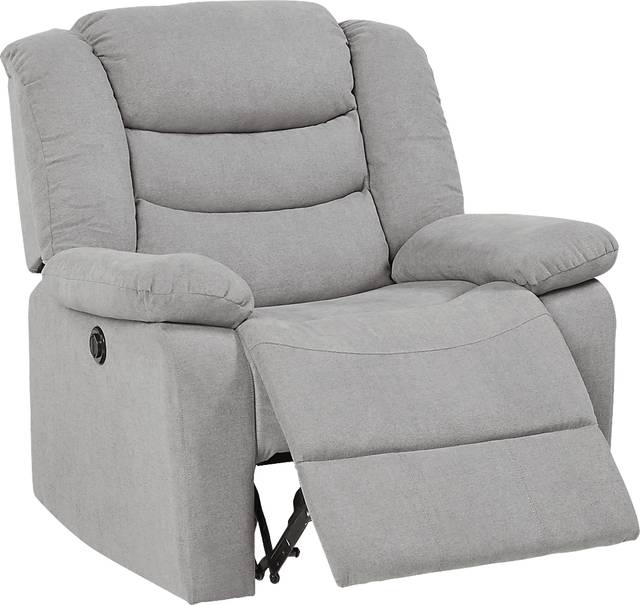 Jensen Beach Gray Power Recliner - Thumbnail - Image 1