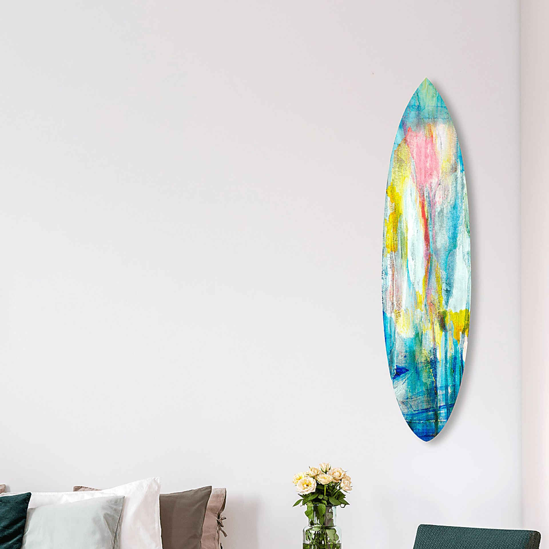 Jenslie Teal Wall Decor - Image 2
