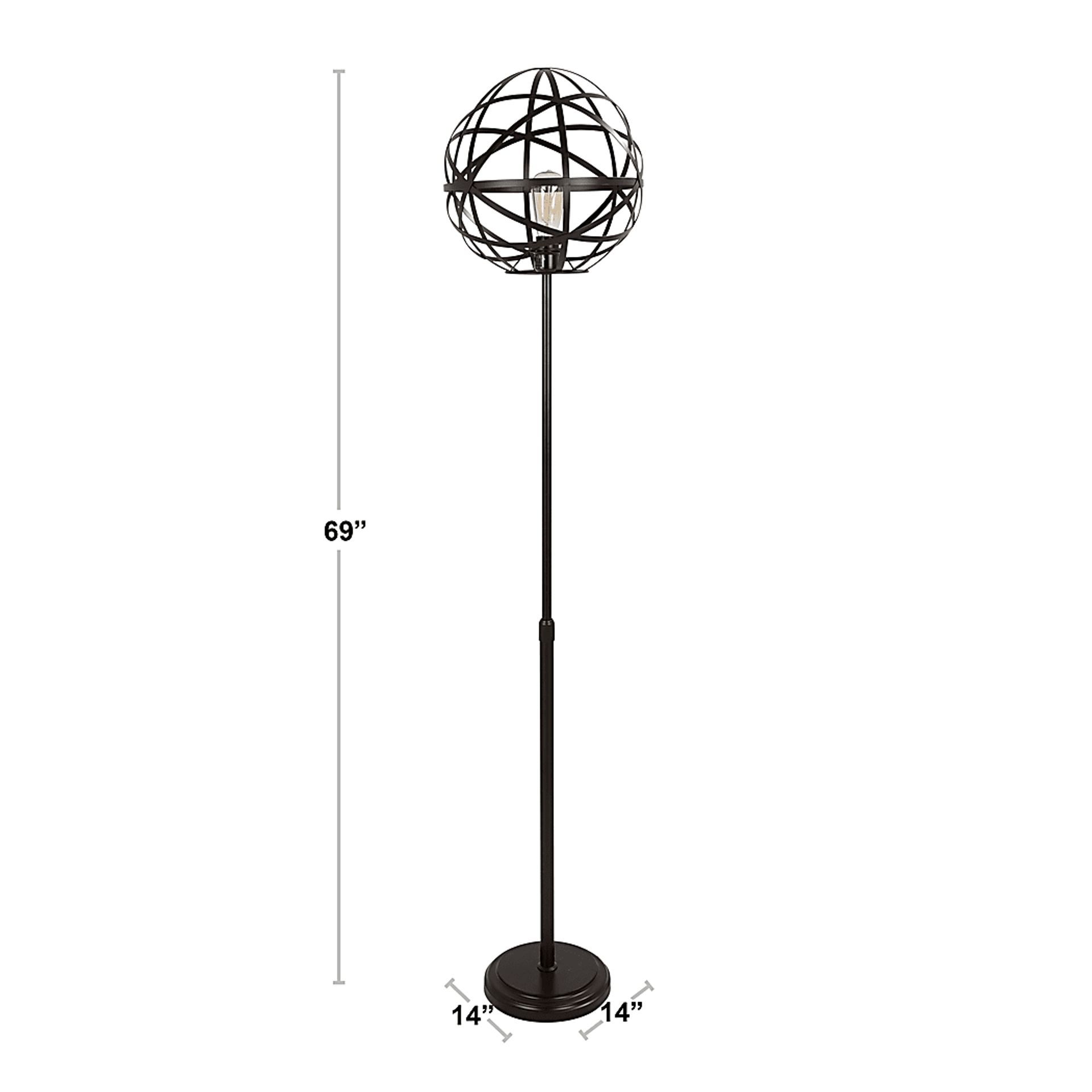 Jenton Hollow Bronze Floor Lamp - Image 6