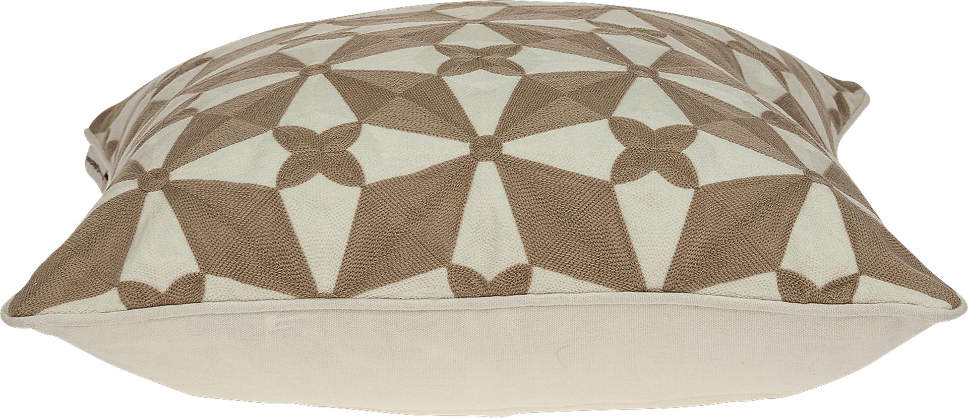 Jentzie Beige Accent Pillow - Image 3
