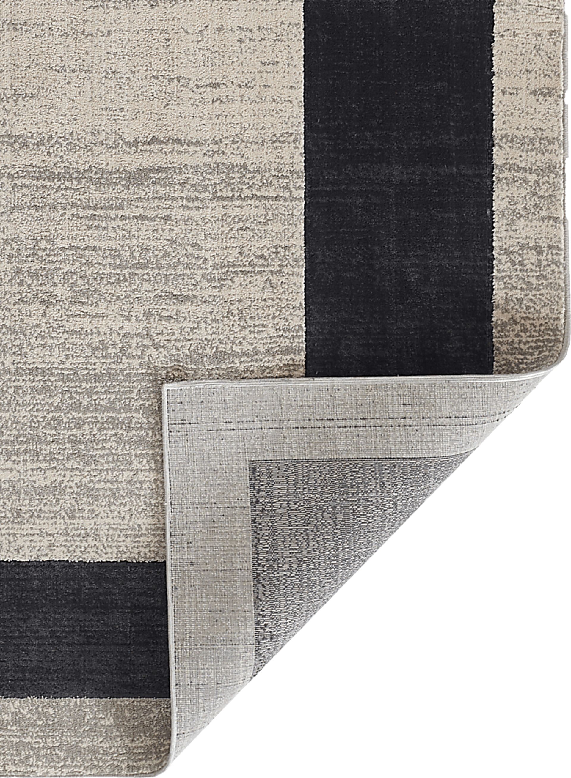 Jenzen Black 5'1 x 7'7 Rug - Image 4