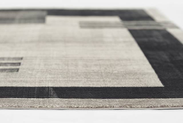 Jenzen Black 5'1 x 7'7 Rug - Thumbnail - Image 6
