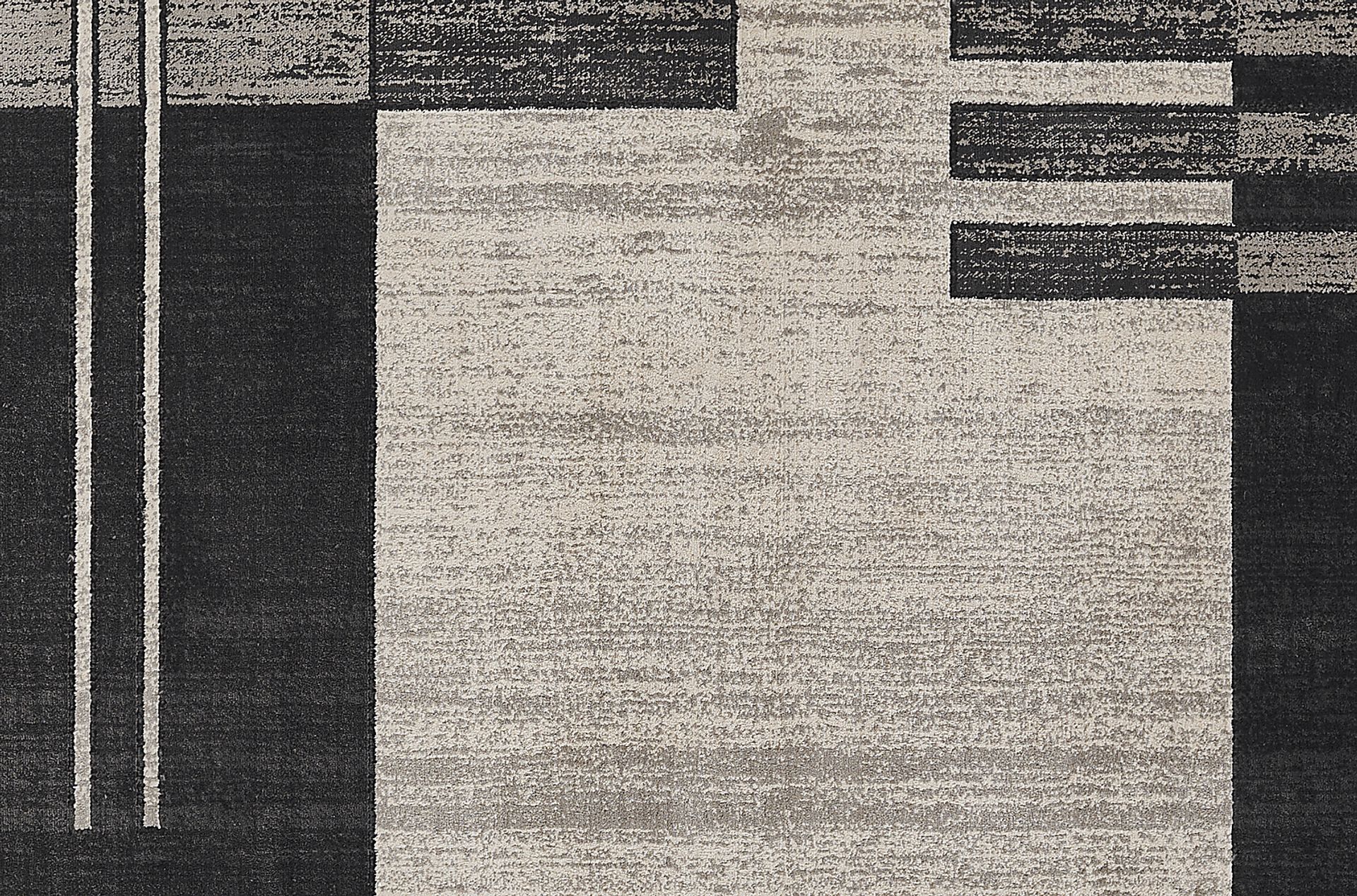 Jenzen Black 5'1 x 7'7 Rug - Image 7