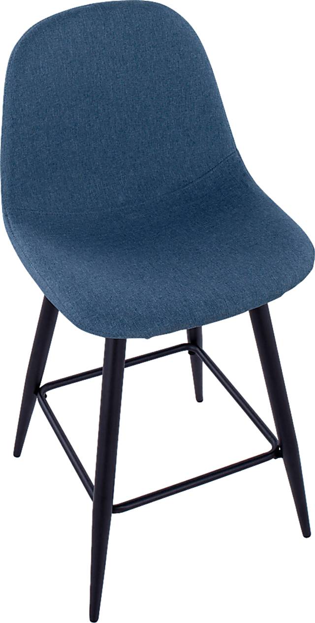 Jerdone Blue Counter Height Stool, Set of 2 - Thumbnail - Image 4