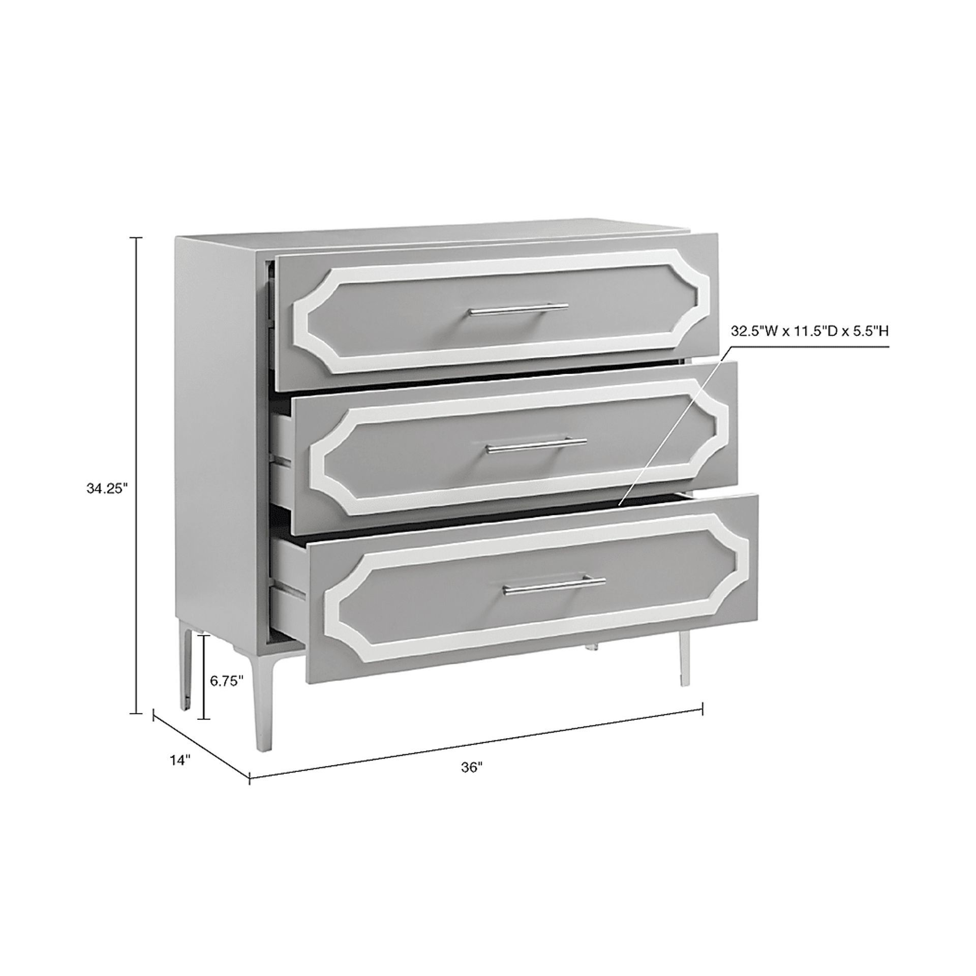Jerese Gray Accent Cabinet - Image 11