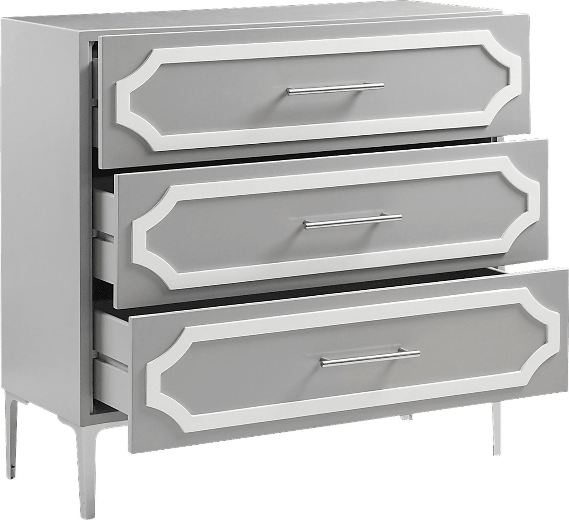 Jerese Gray Accent Cabinet - Image 3