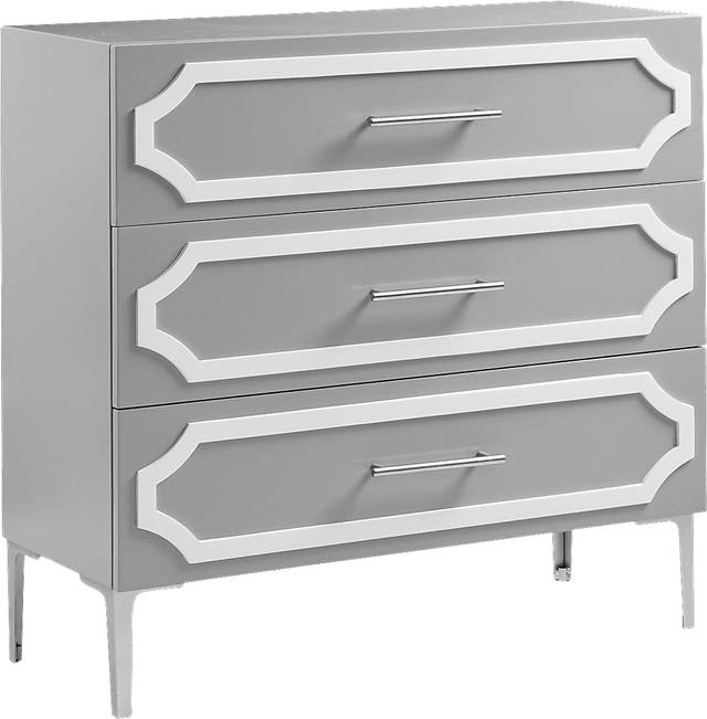 Jerese Gray Accent Cabinet - Thumbnail - Image 1