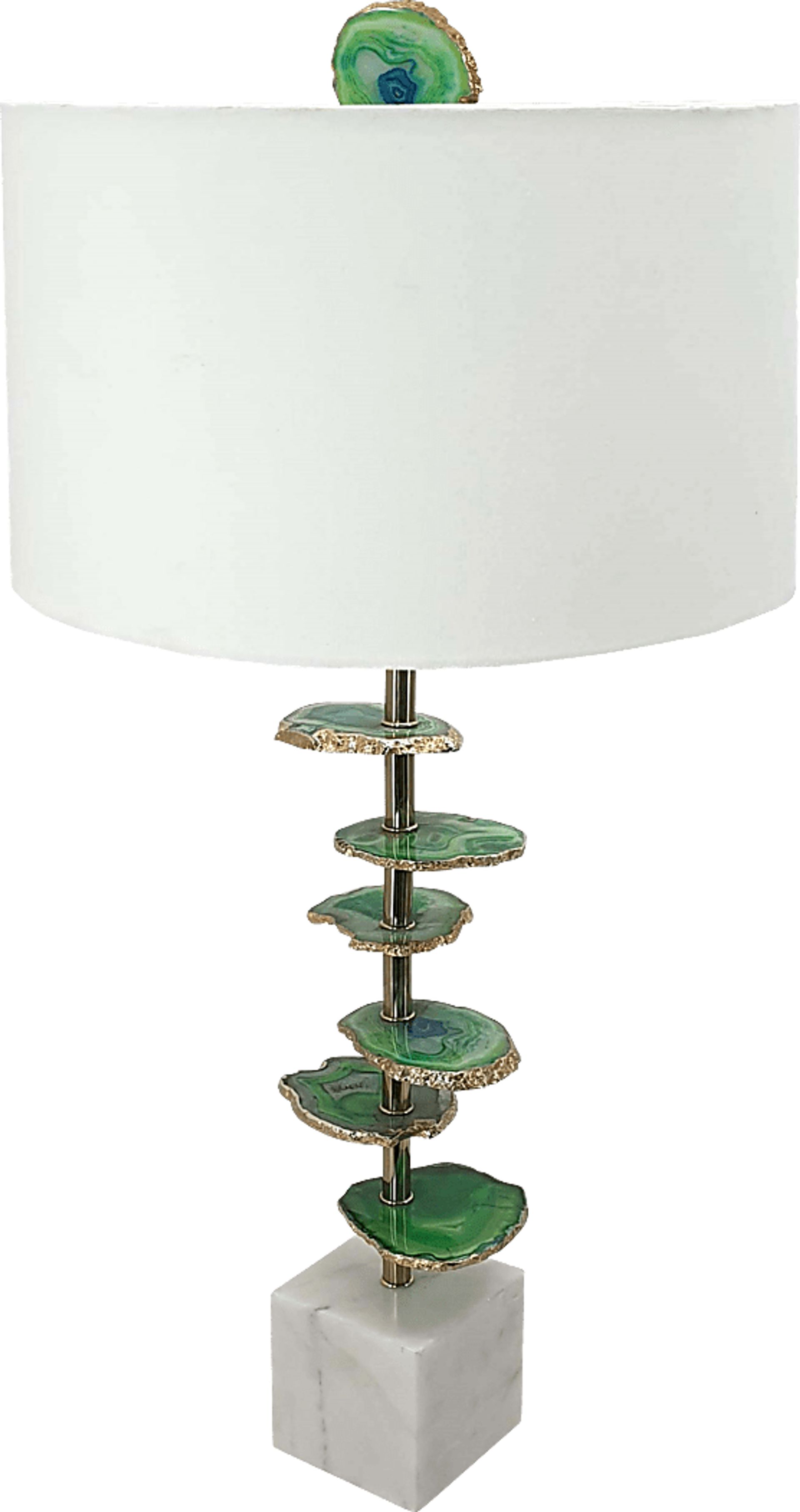 Jericho Boulevard Green Lamp - Image 1