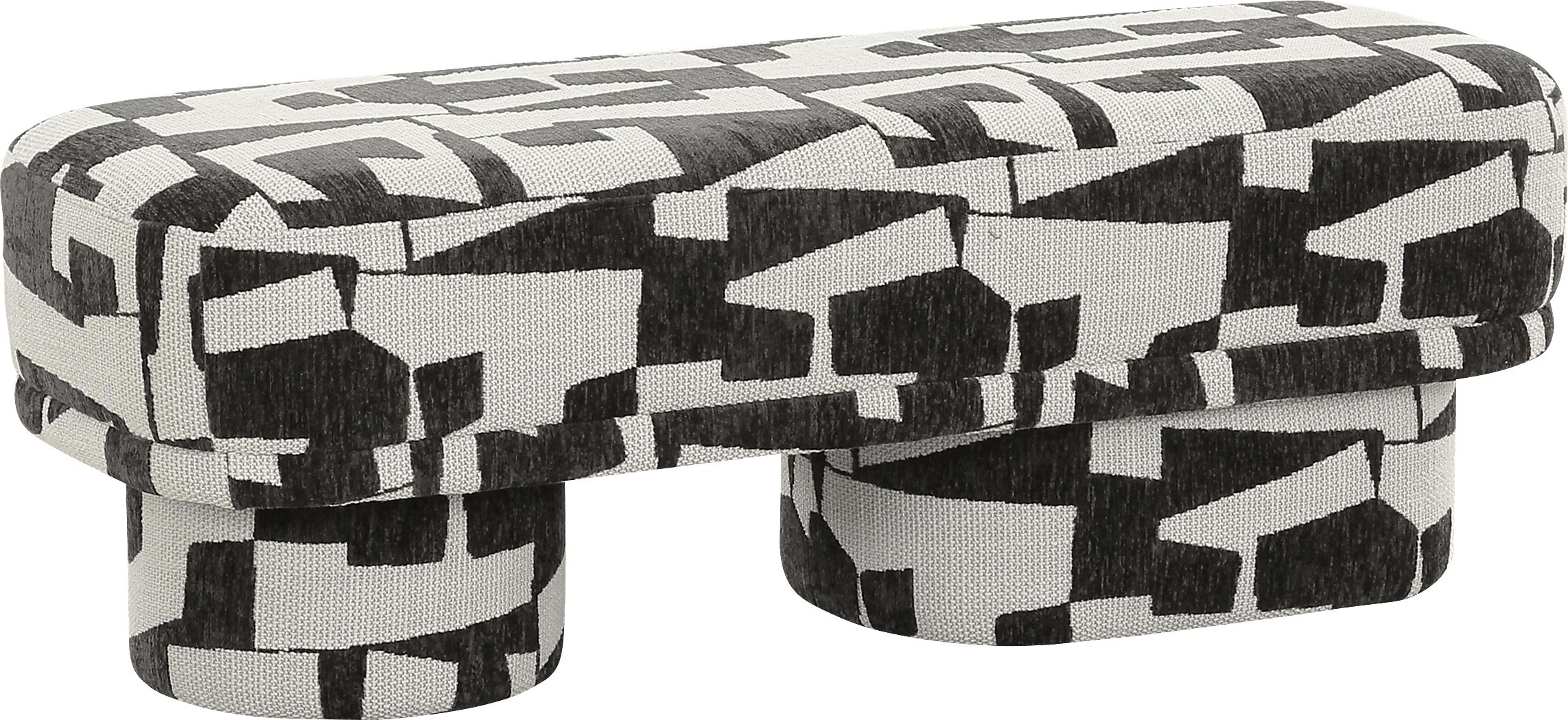 Jerichoe Black and White Bench