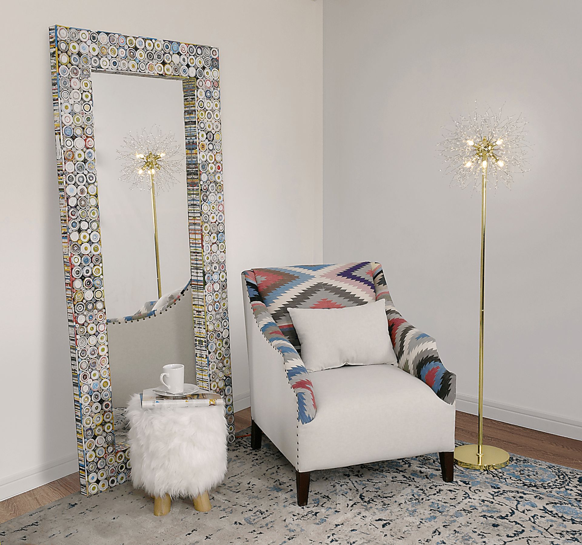 Jerryn White Stool - Image 2