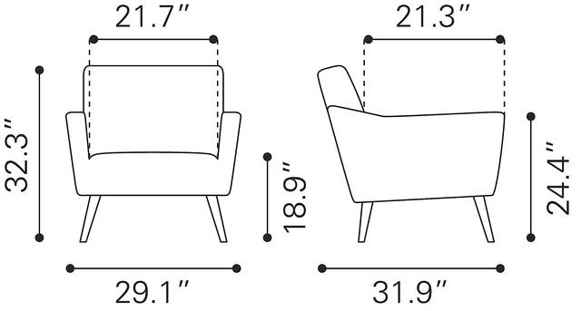 Jerstad Green Accent Chair - Thumbnail - Image 11