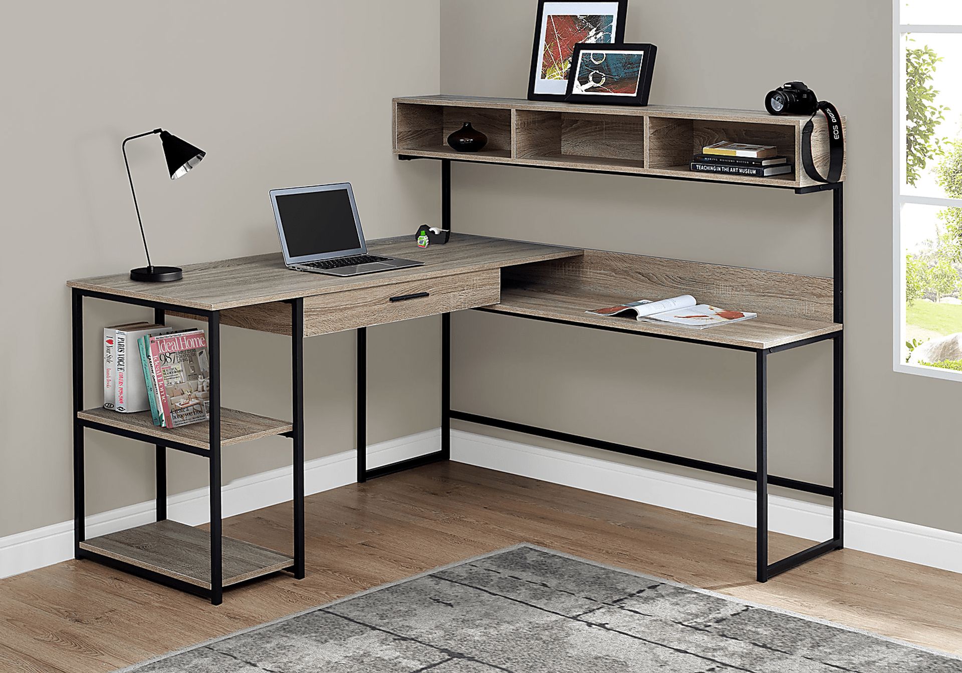 Jessamin Taupe Desk - Image 2