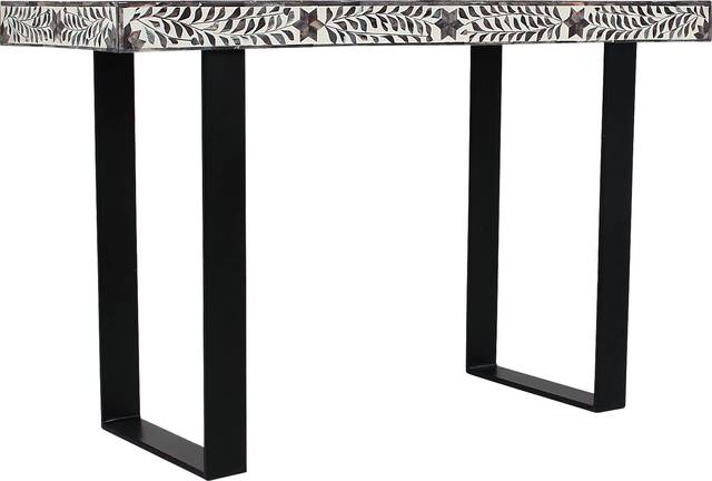 Jessamine Gray Console Table - Thumbnail - Image 1