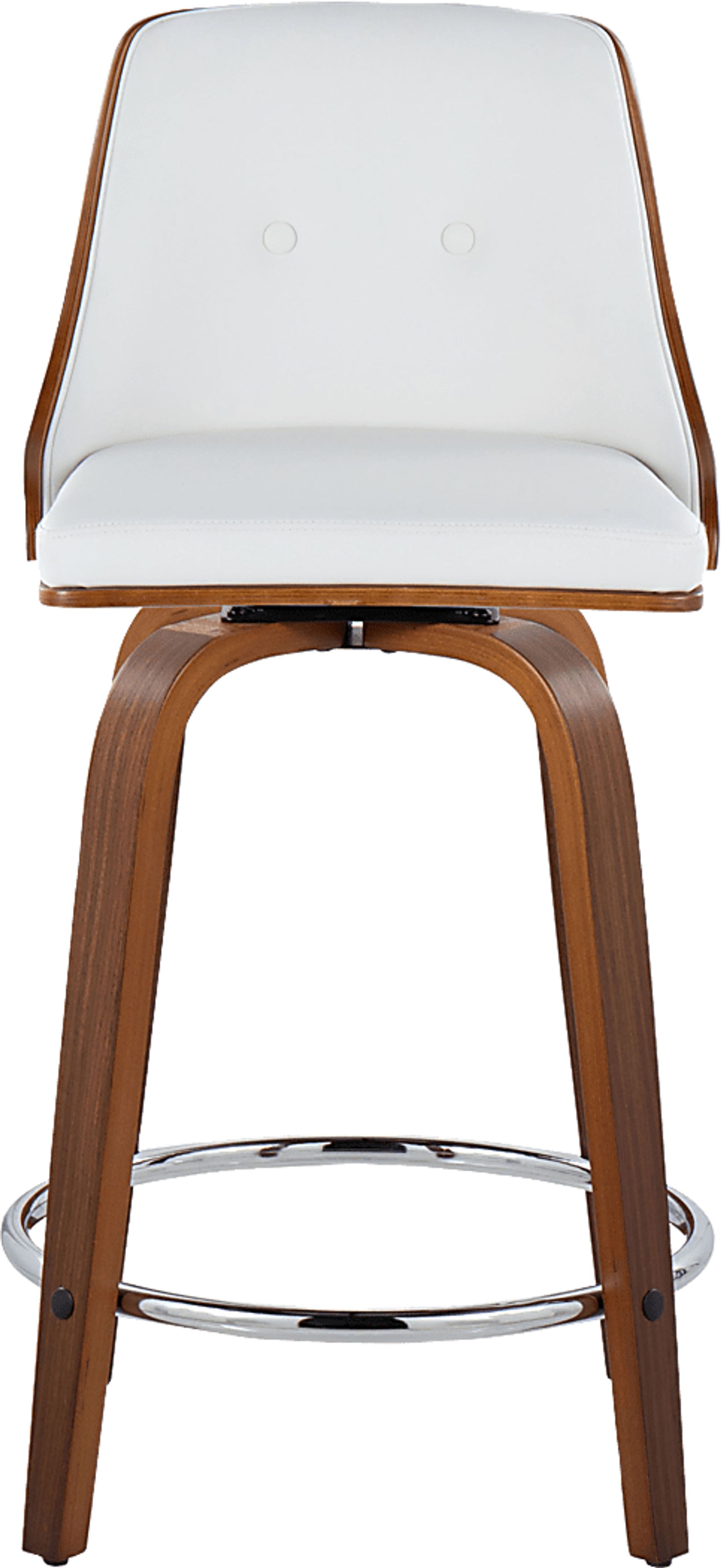 Jessaminnes I White Swivel Counter Height Stool, Set of 2 - Image 7