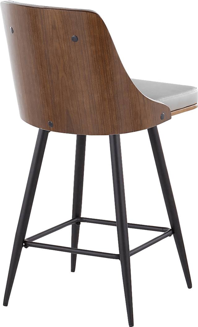 Jessaminnes II Gray Swivel Counter Height Stool, Set of 2 - Thumbnail - Image 5