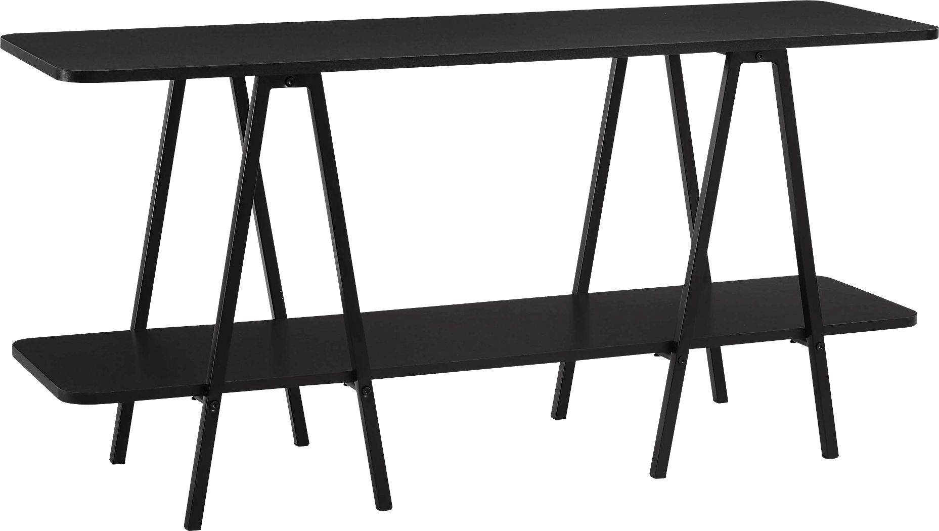 Jessee I Black Sofa Table