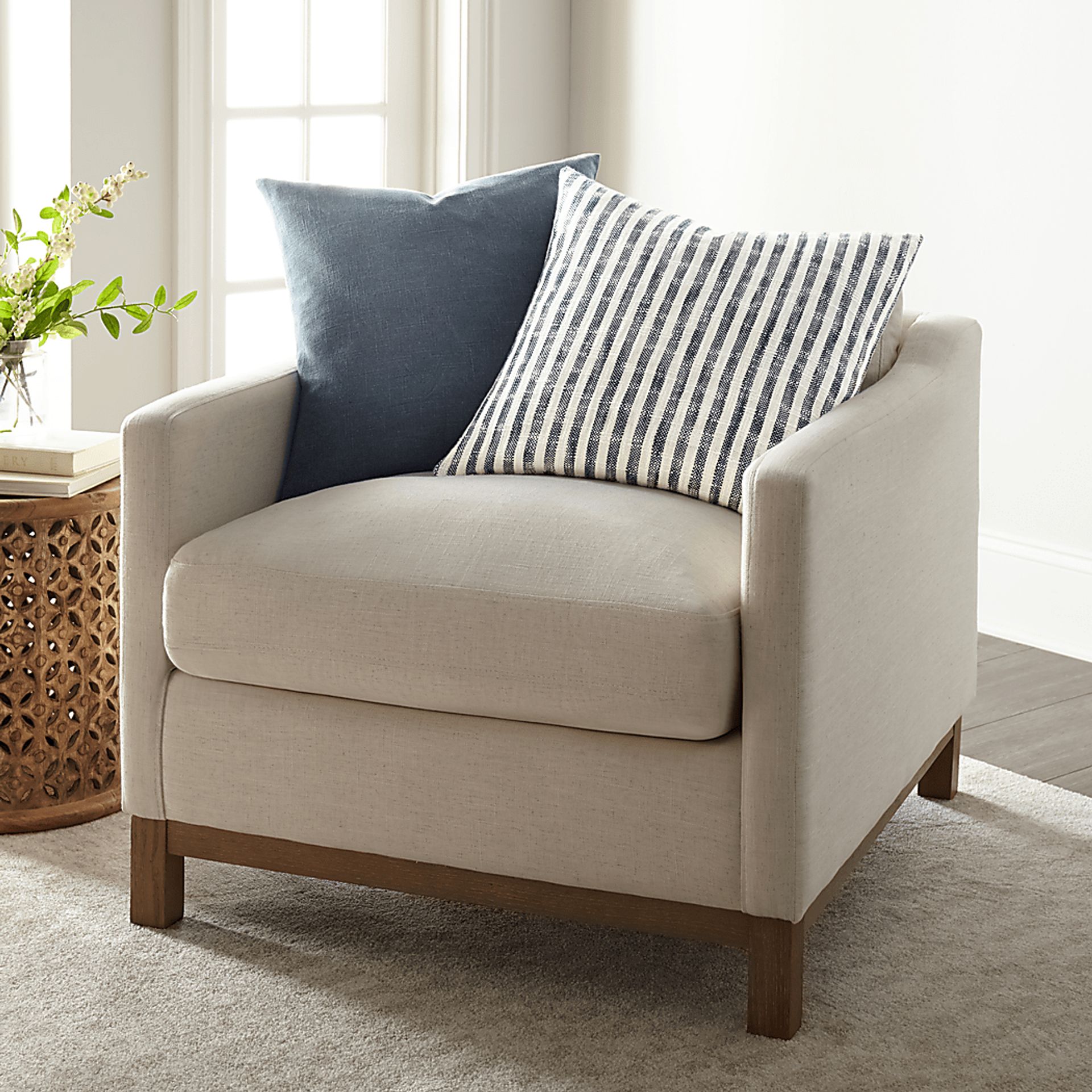 Jetaid Navy Accent Pillow Set of 2 - Image 3