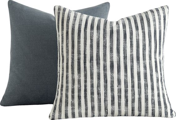 Jetaid Navy Accent Pillow Set of 2