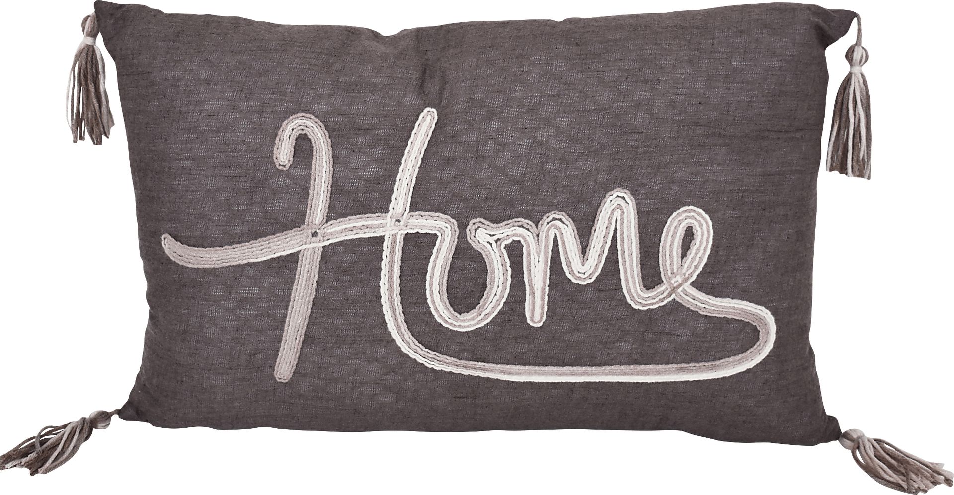 Jetal Gray Throw Pillow - Image 1