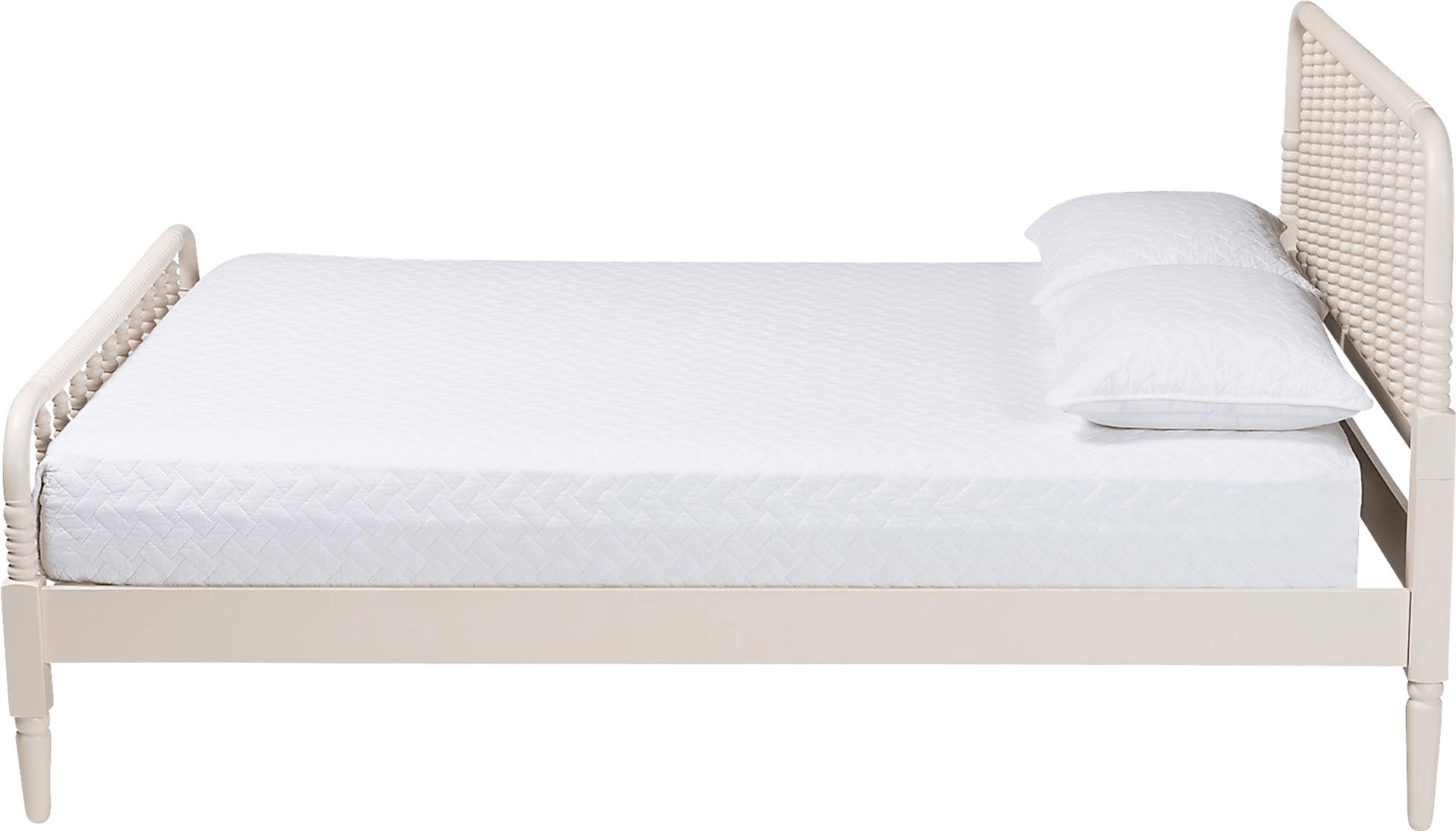 Jetexe Ivory Queen Bed - Image 6