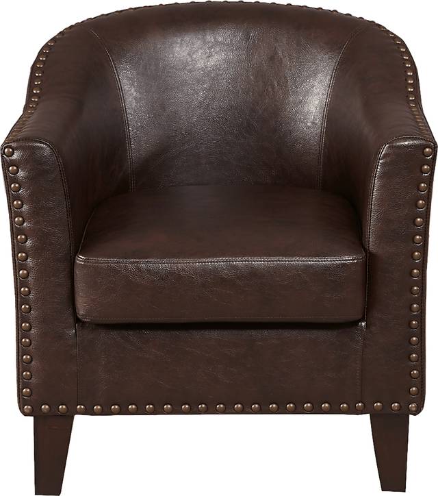 Jetha Brown Accent Chair - Thumbnail - Image 4