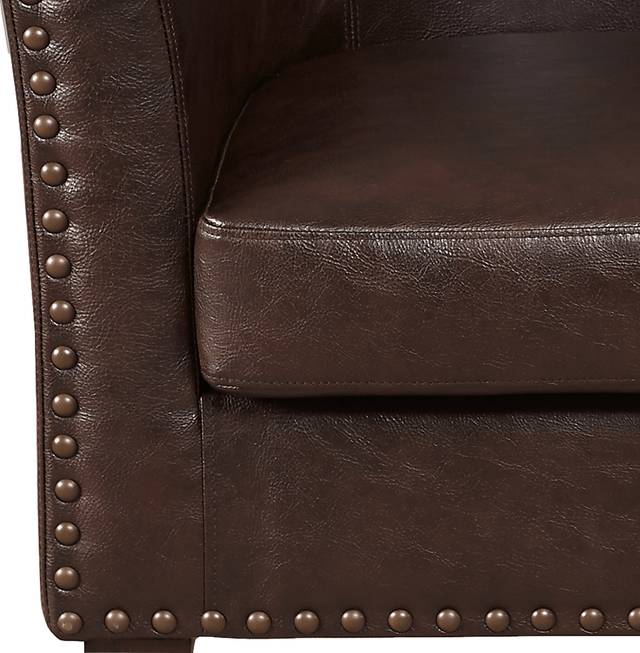 Jetha Brown Accent Chair - Thumbnail - Image 6
