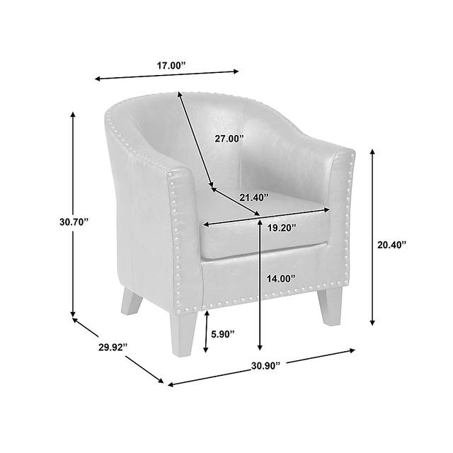 Jetha Brown Accent Chair - Thumbnail - Image 8