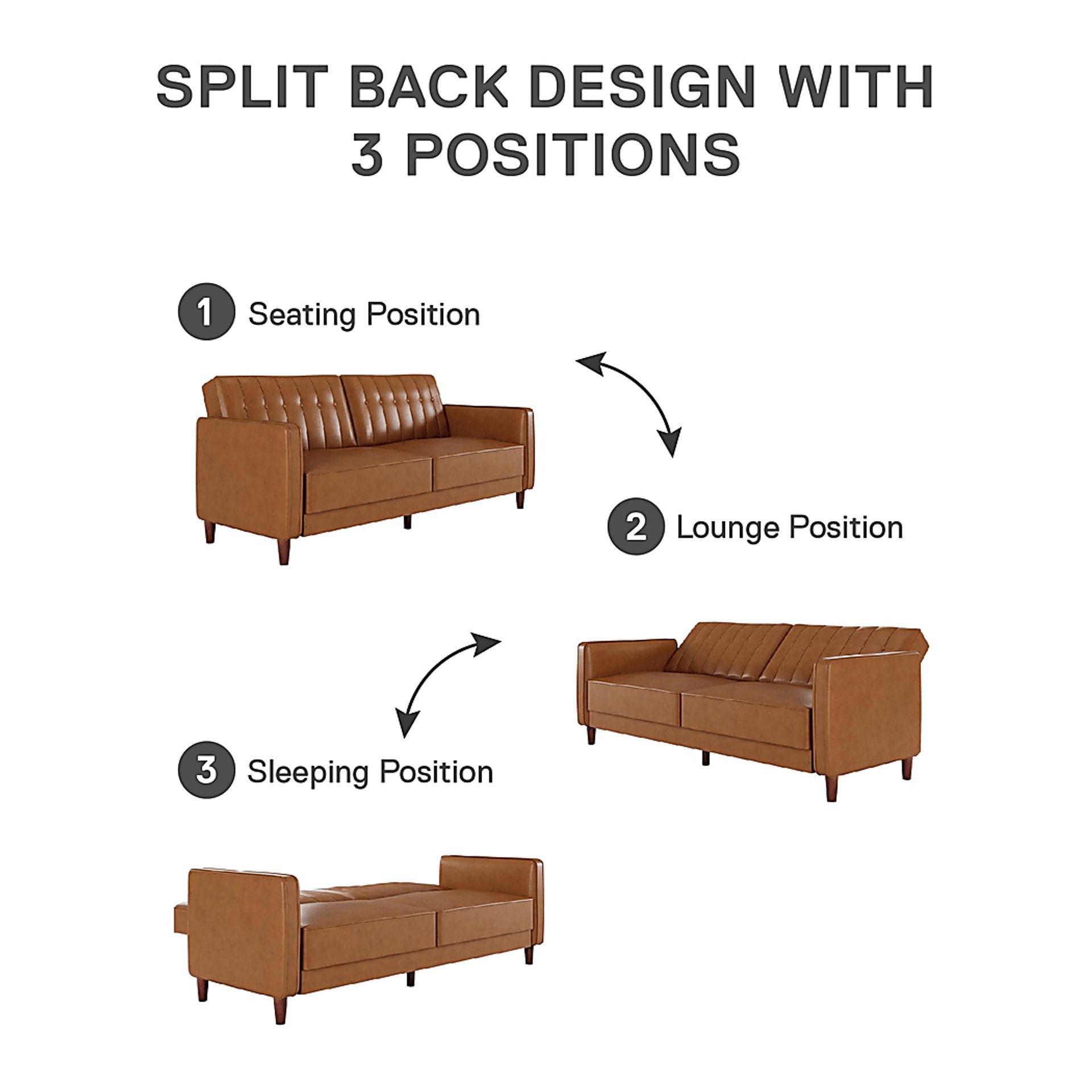 Jethar I Camel Futon - Image 9