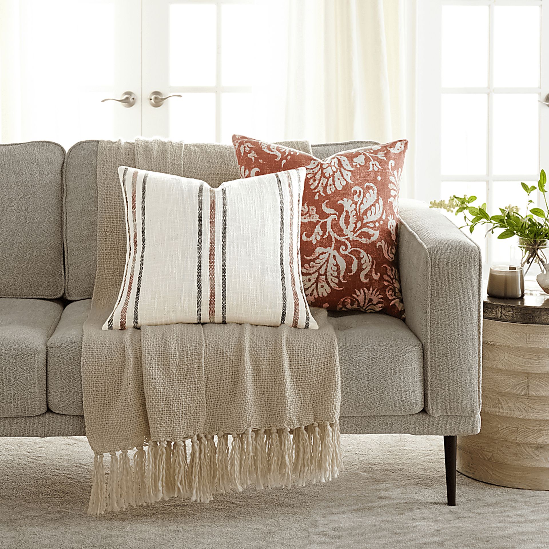 Jetland Terracotta Accent Pillow Set of 2 - Image 2