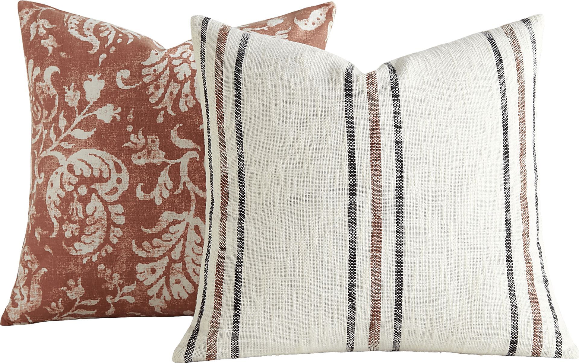 Jetland Terracotta Accent Pillow Set of 2 - Image 1