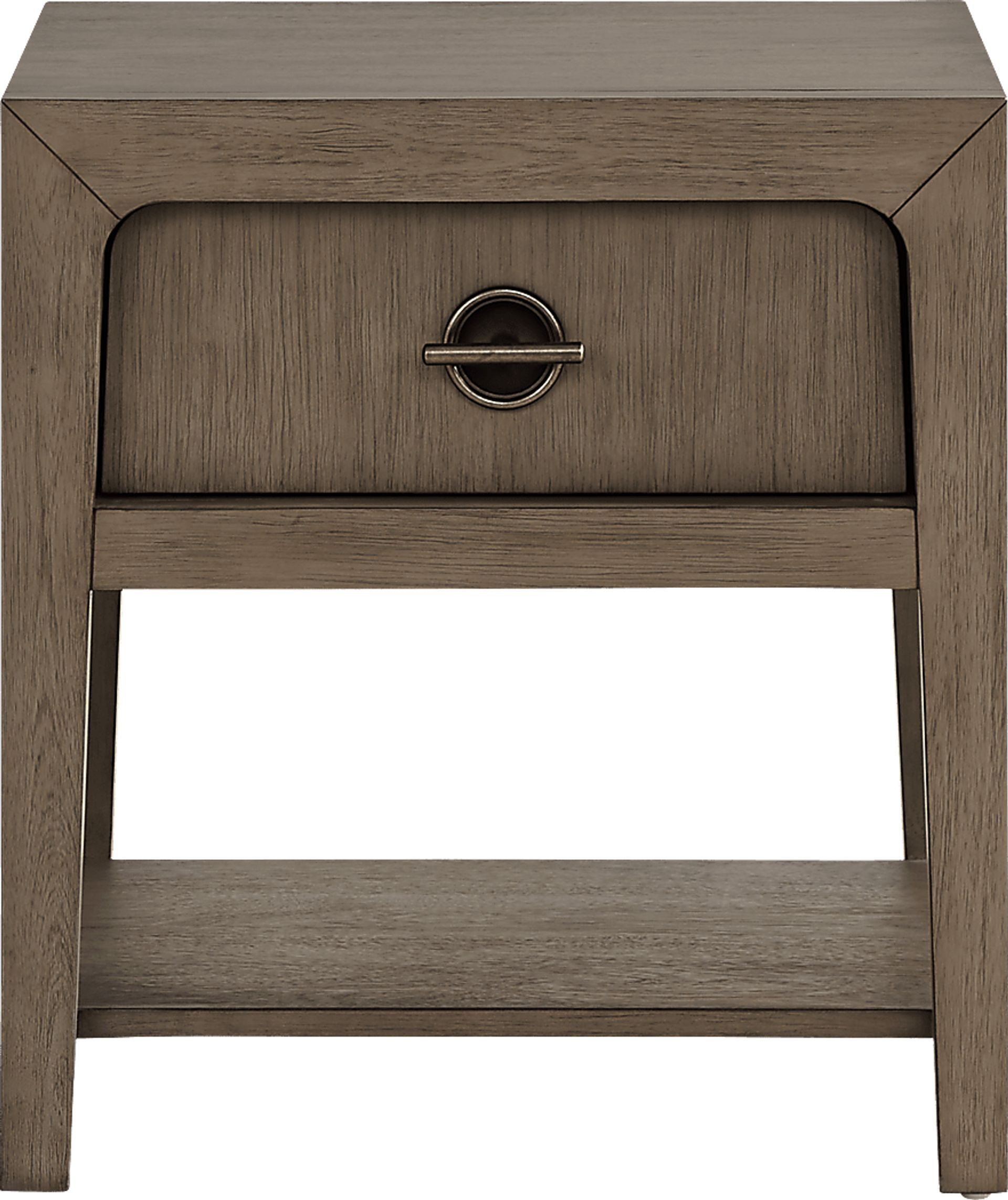 Jetty Beach Gray Nightstand - Image 1