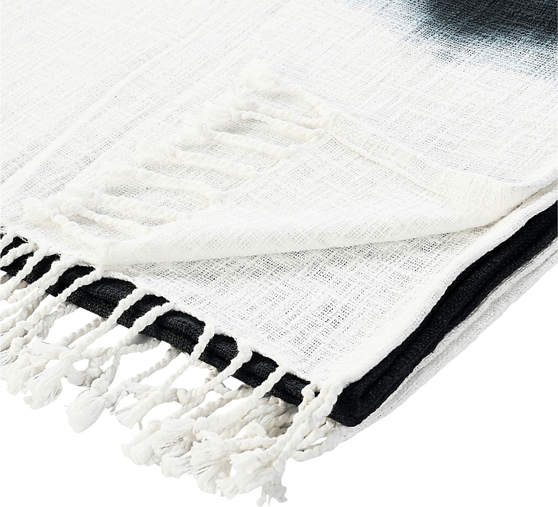 Jewel Row Black Throw Blanket - Image 5