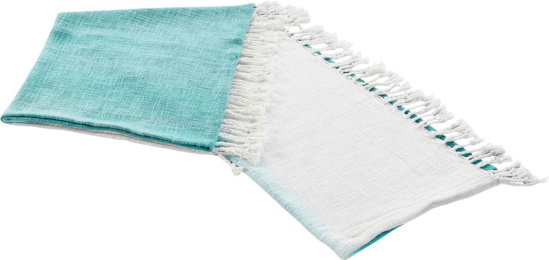 Jewel Row Blue Throw Blanket - Image 3