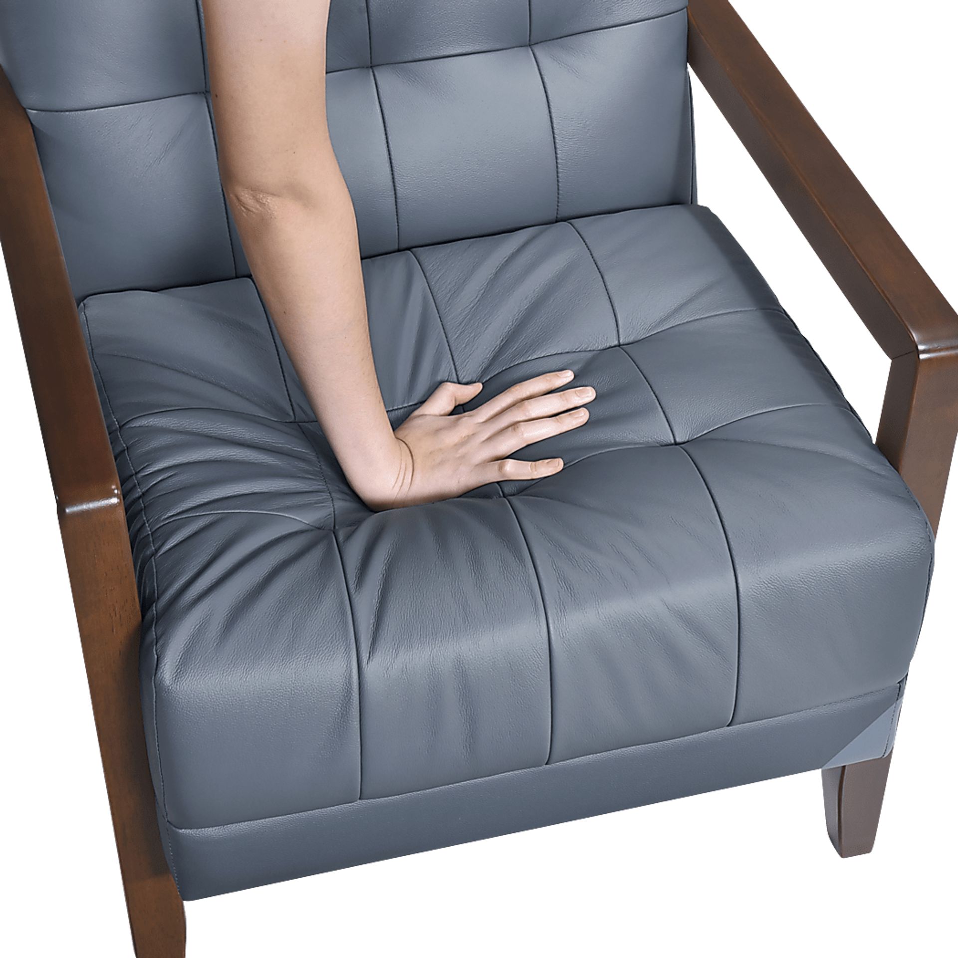 Jexa Blue Accent Chair - Image 6