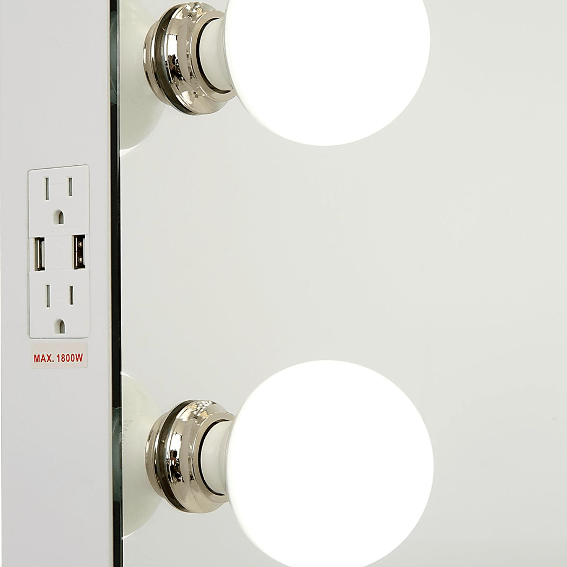 Jezebelle White Vanity Mirror - Image 3