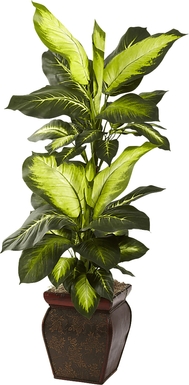 Jezelia Green Dieffenbachia Silk Plant