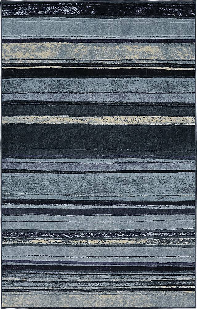 Jezriel Blue 5' x 8' Rug - Thumbnail - Image 1