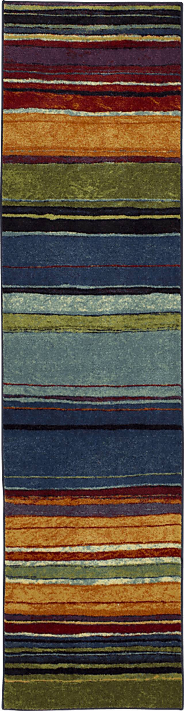 Jezriel Multi 2' x 8' Runner Rug - Thumbnail - Image 1