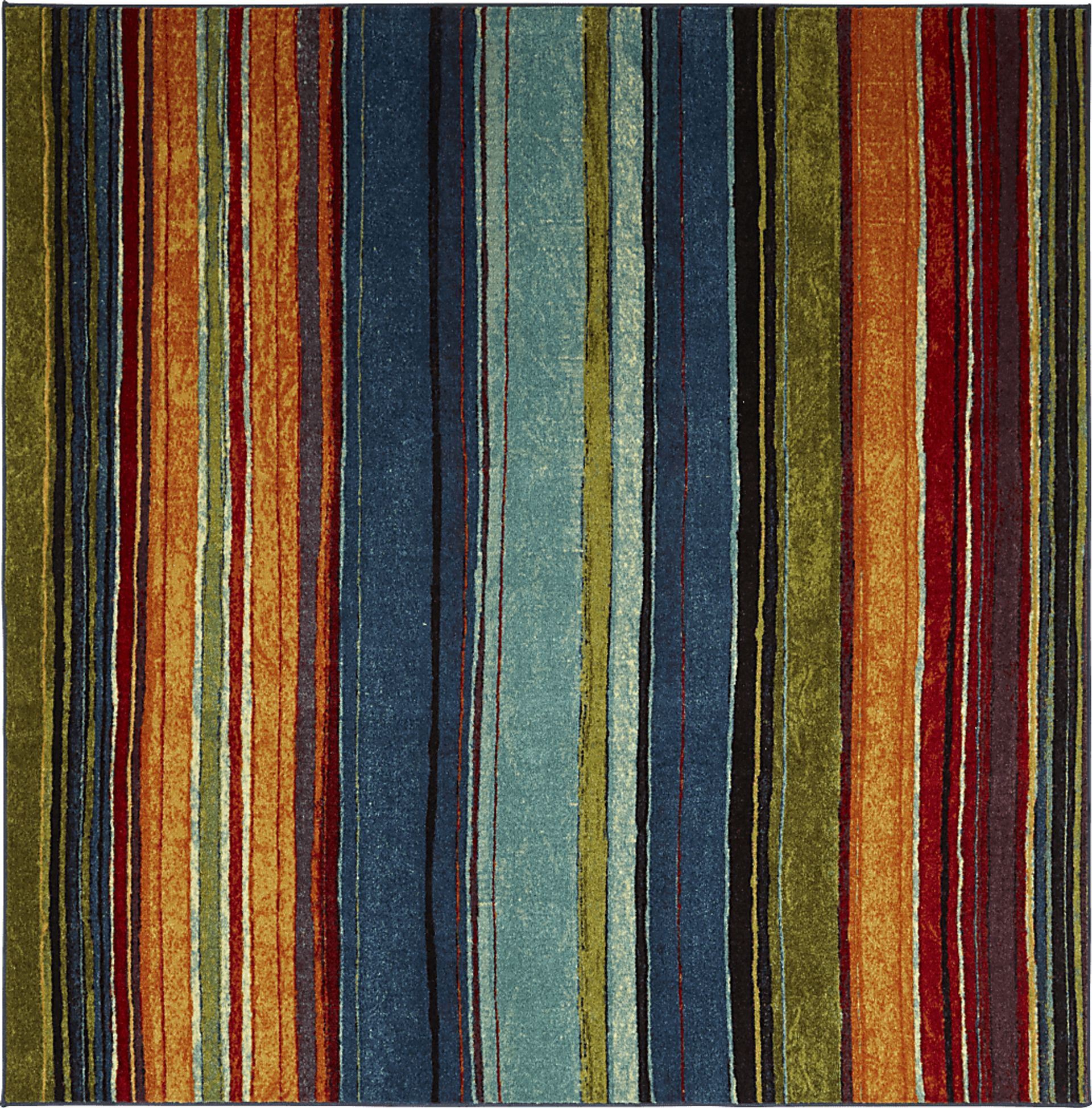 Jezriel Multi 7'6 x 7'6 Square Rug - Image 1