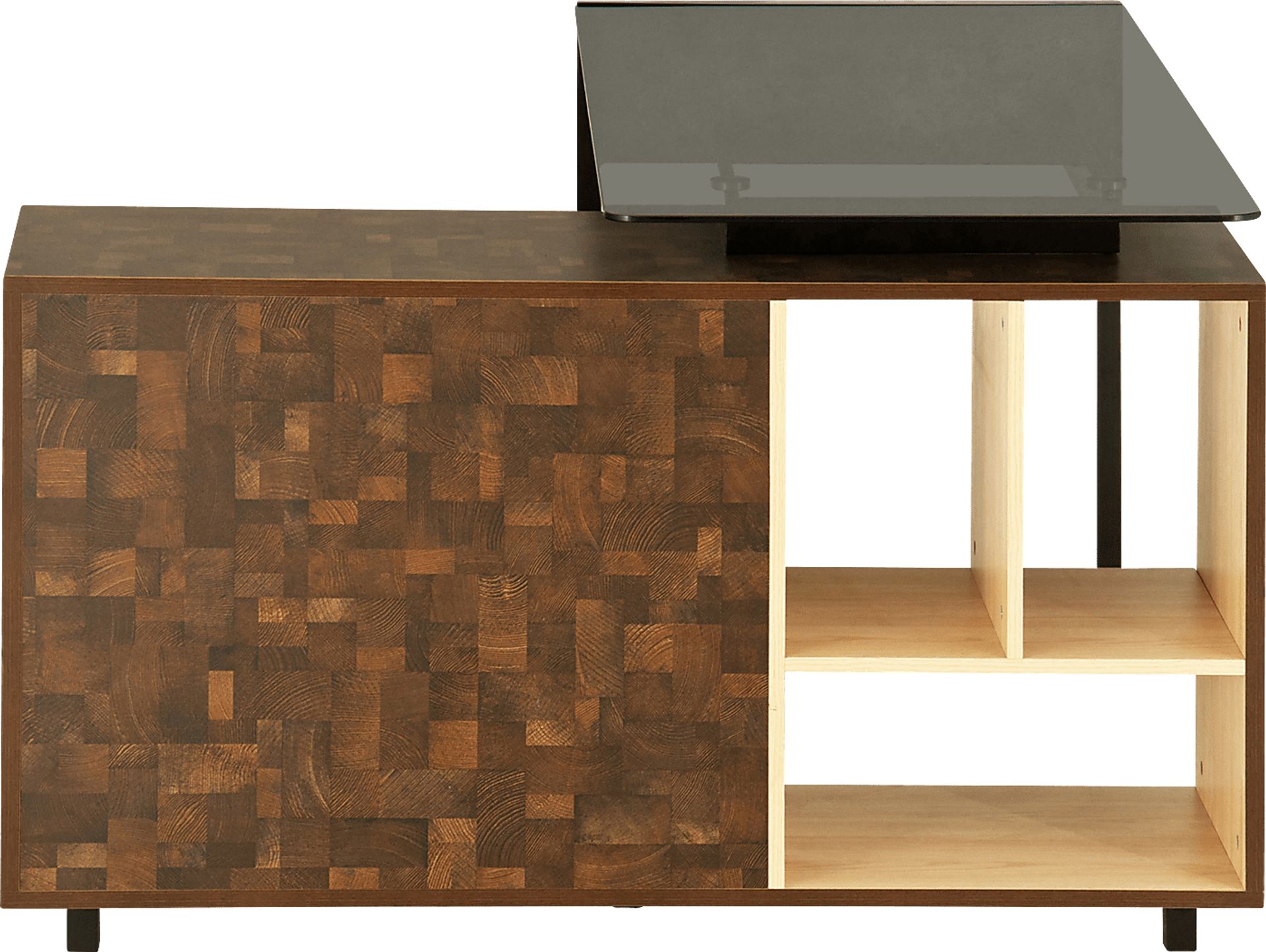 Jibale Brown L-Shaped Desk - Image 8