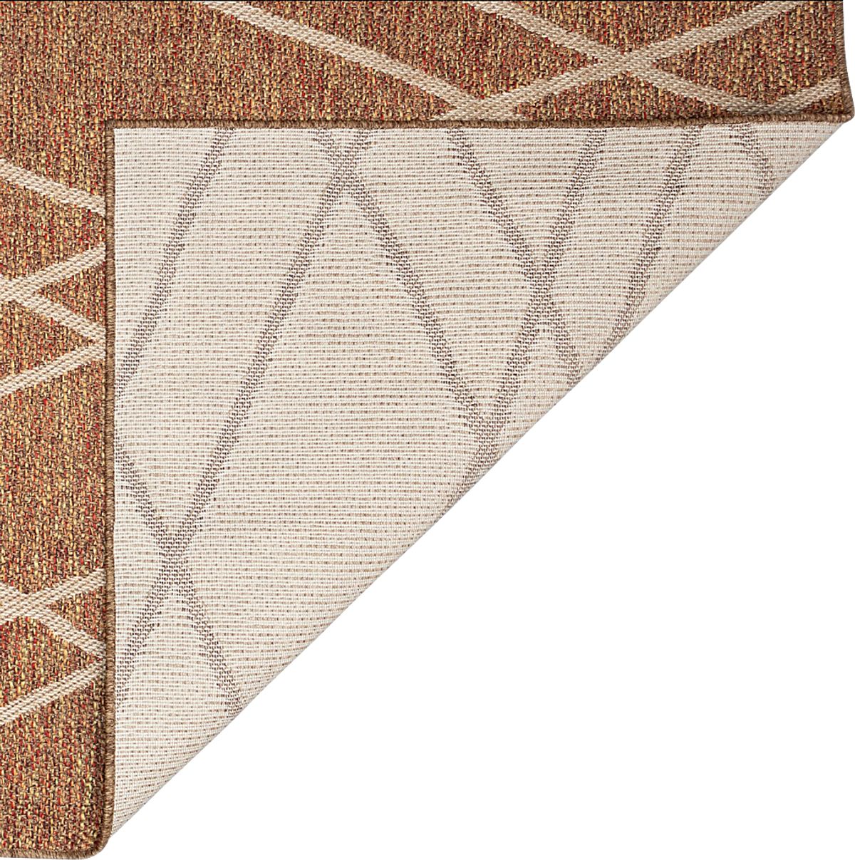 Jilaba Rust Red Outdoor Rugs | Rooms to Go