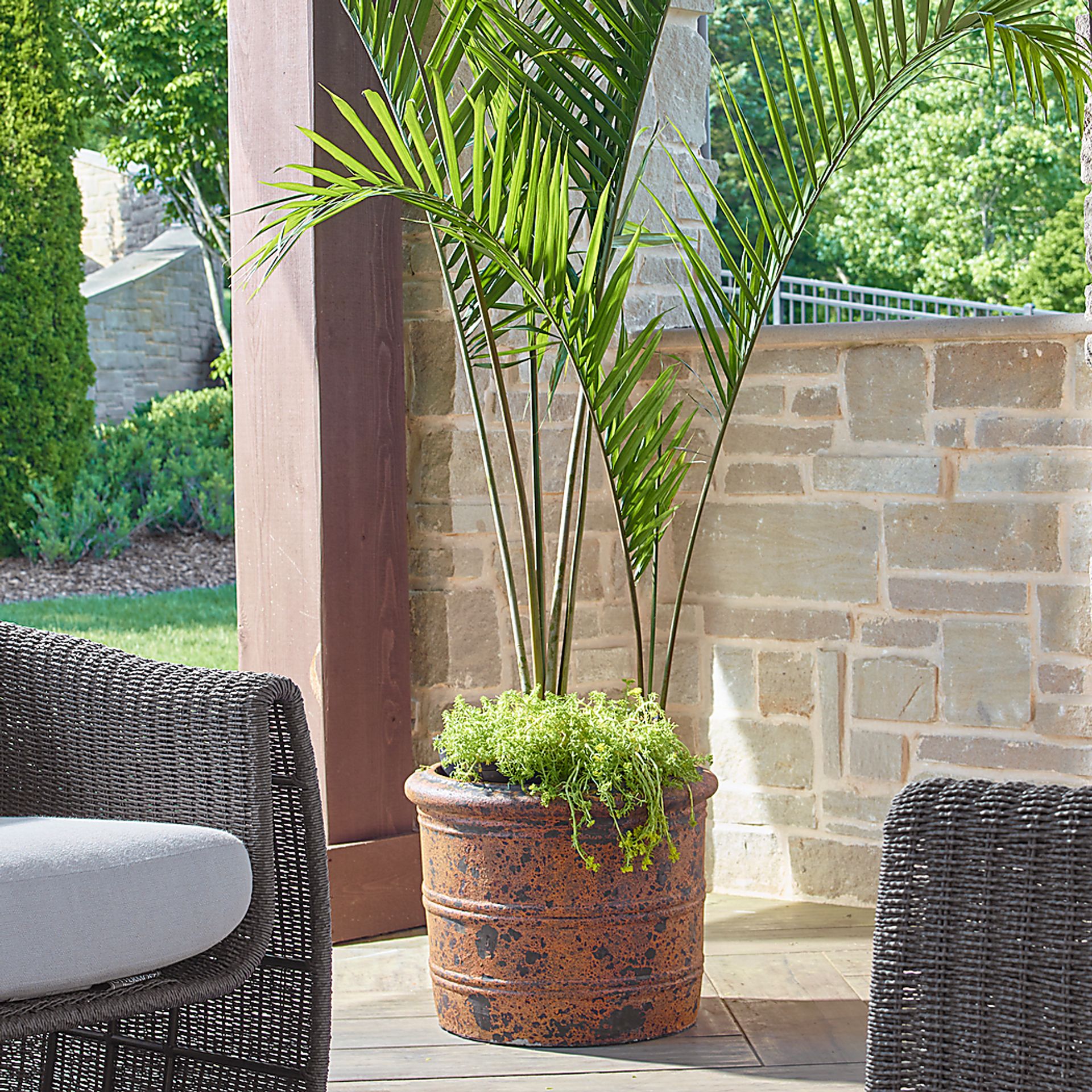 Jildih Brown Outdoor Planter - Image 2