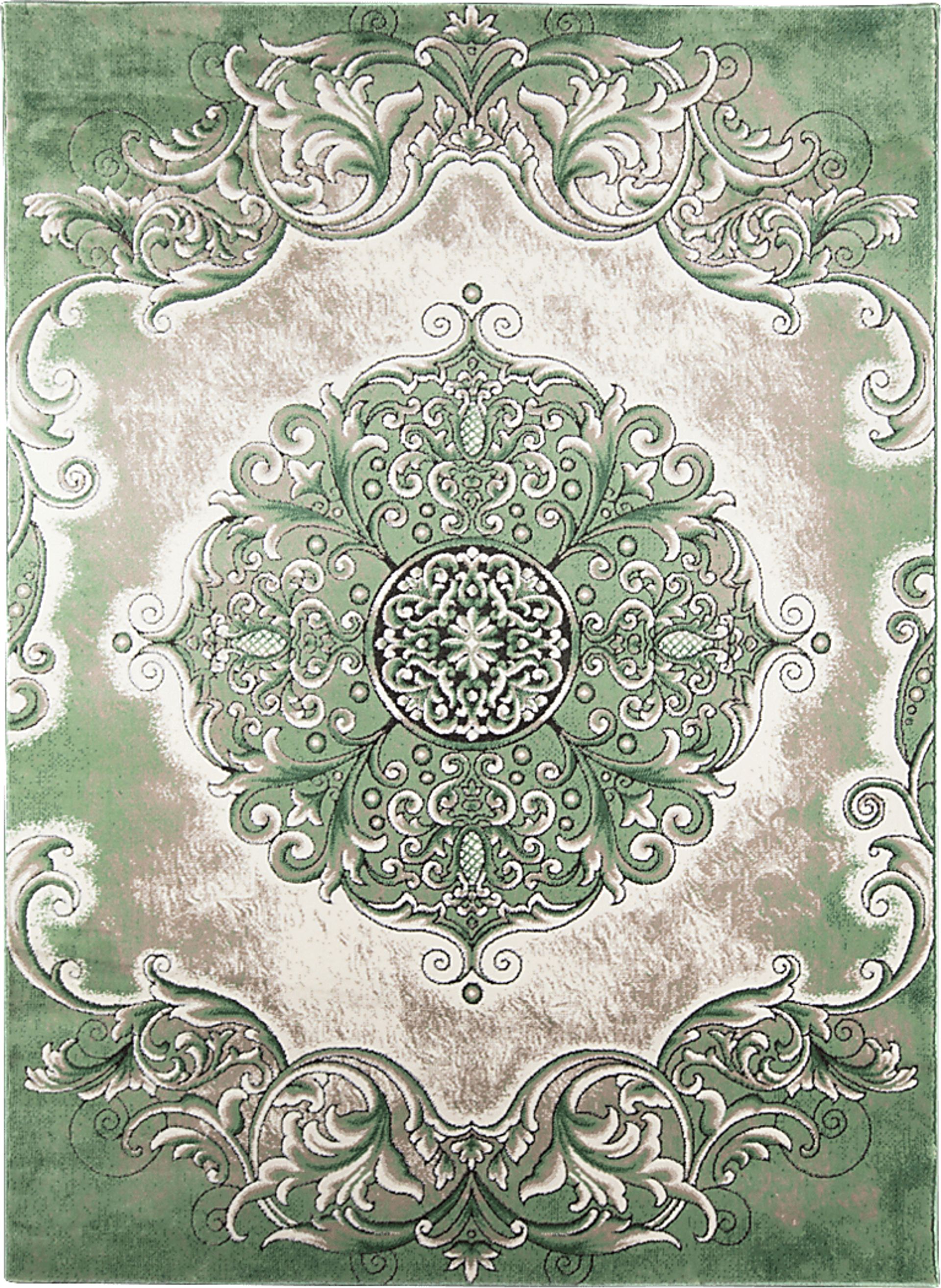 Jileen Green 7'8 x 10'2 Rug - Image 1