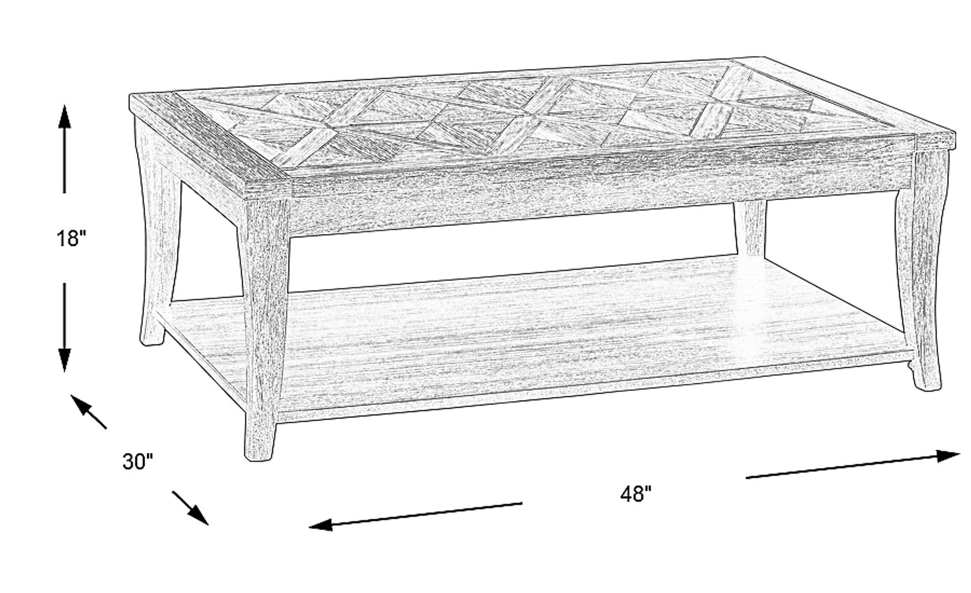 Dimension Image. Please refer to the Dimension Tab on this page for dimension details.