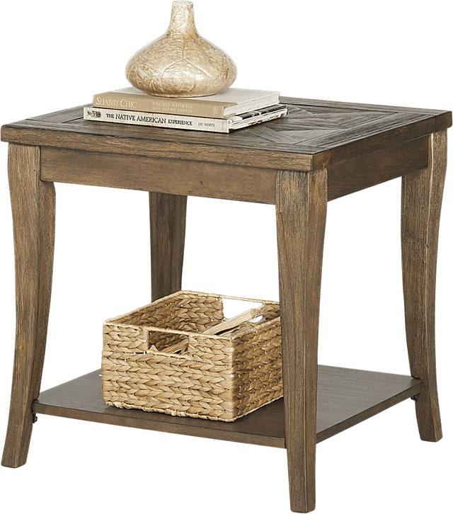 Jillian Brown End Table - Thumbnail - Image 2