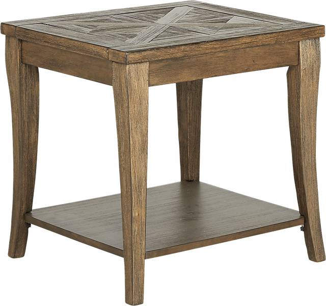 Jillian Brown End Table - Thumbnail - Image 1