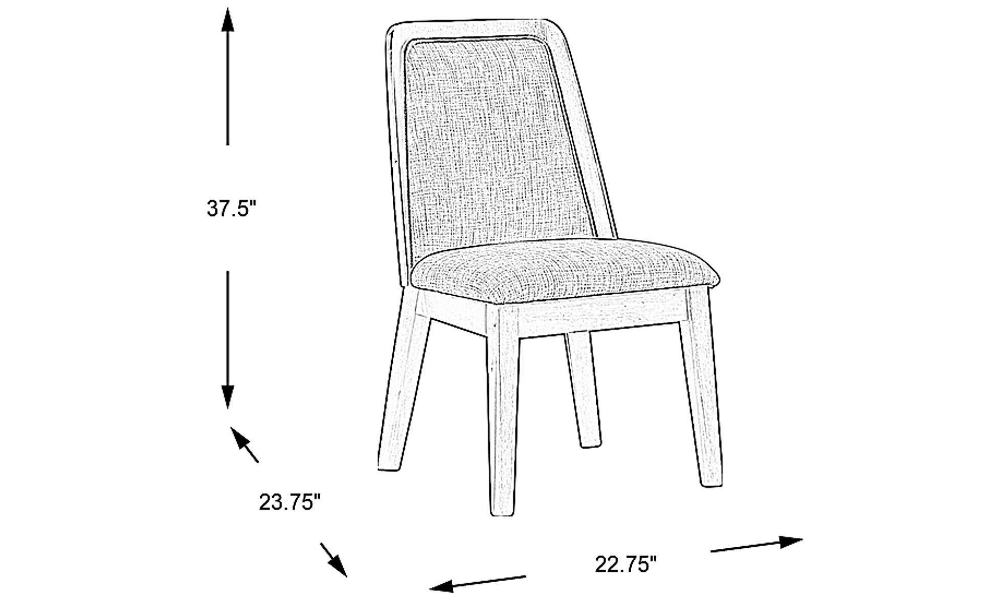 Dimension Image. Please refer to the Dimension Tab on this page for dimension details.