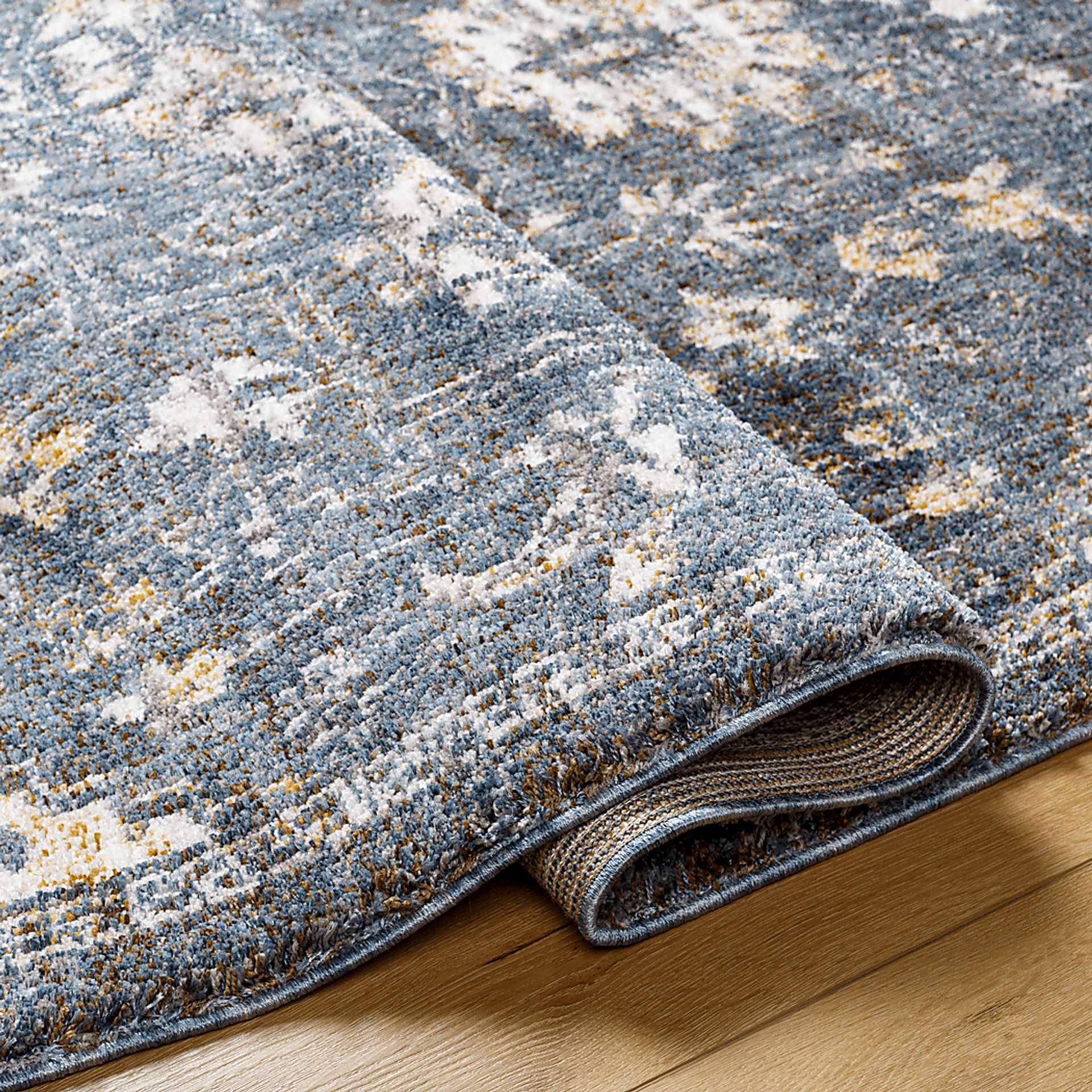 Jilria Blue 7'10 x 10' Area Rug - Image 7