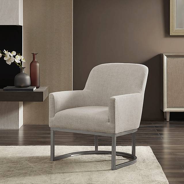 Jimamie Beige Accent Chair - Thumbnail - Image 6